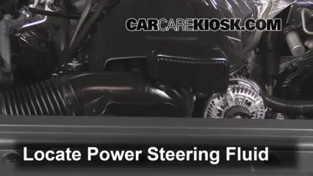 2015 GMC Sierra 2500 HD 6.0L V8 FlexFuel Extended Cab Pickup Liquide de direction assistée Vérifier le niveau de liquide